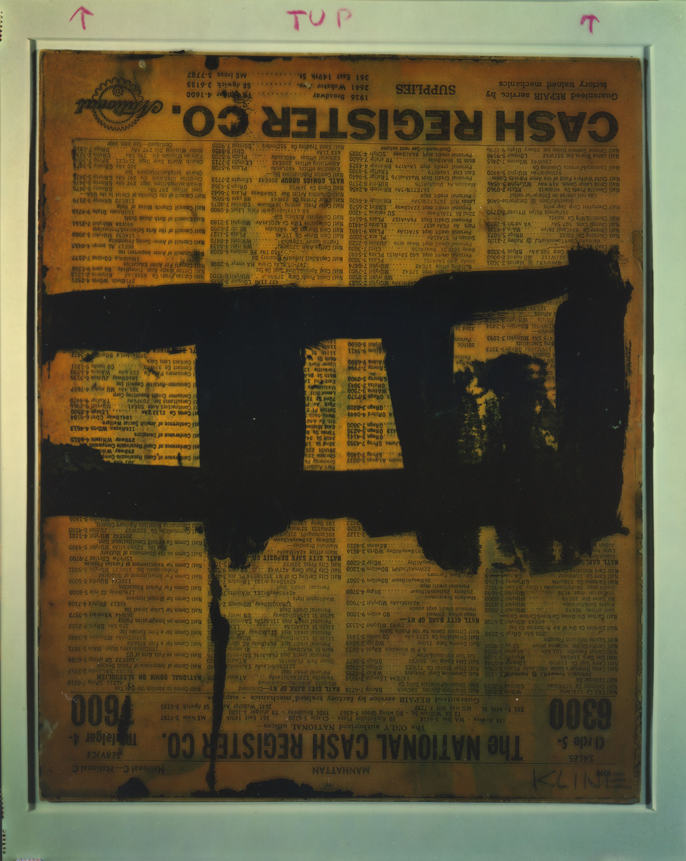 Franz Kline,  Senza titolo, 1952 ca            